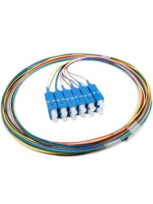 12 rdzeniowy pigtail światłowodowy SC UPC 0,9 mm, wielomodowy, FTTH FTTB
