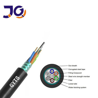 Kabel światłowodowy na zewnątrz GYTS Pancerny SM G652D 96 144 288 Rdzeń
