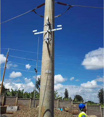 Włókno kablowe ADSS z górnej wieży i słupów