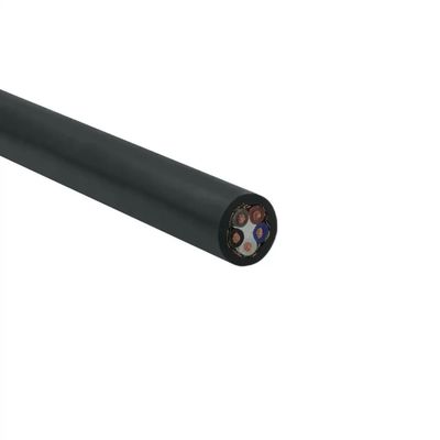 Zewnętrzny hybrydowy kabel światłowodowy PVC LSZH RVVP z 2/3/4/5/6 żyłami Cat6 FTP spiralnie ekranowany kabel sygnałowy z czystej miedzi