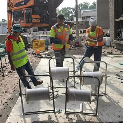 Zkładany kabel światłowodowy patch Cord Drop Rack Kabel Narzędzie do układania Kabel Wire Wire Guide Rack do monitorowania budowy