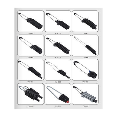 Przedformowany uchwyt odciągowy ze stopu aluminium i stali 70KN do kabli 6-15mm