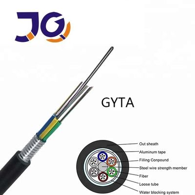 Kabel światłowodowy GYTA/GYTS na zewnątrz 12/24 rdzenia Single Mode G652D Cena fabryczna