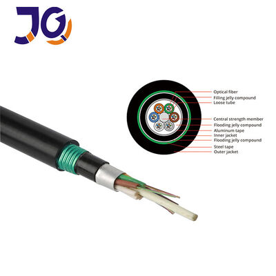GYTA53 Direct Buried Armored Optical Fiber Cable 48 Cores G652D For Underground Installation