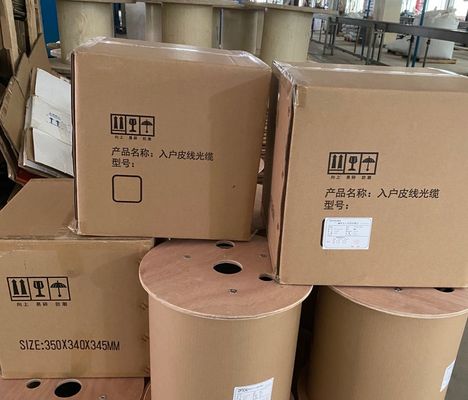 Drut stalowy 1,0 mm G657A G652D 1 2 4-żyłowy kabel upuszczający