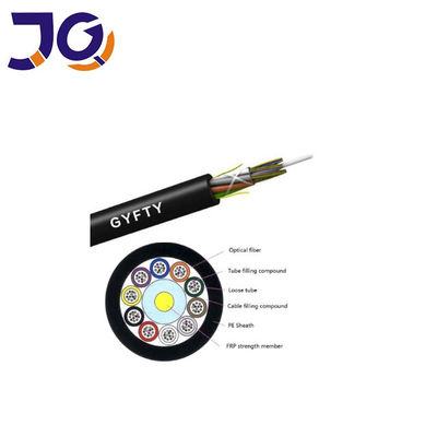 Ceny fabryczne za metr 24 36 48 96 144 Rdzeń Stranded Loose Tube kabel światłowodowy GYFTY z FRP