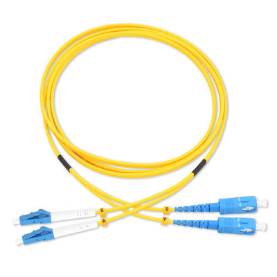 SC / UPC jednomodowy kabel światłowodowy Simplex 3,0 mm