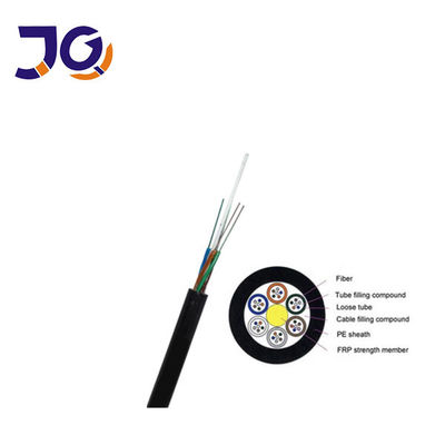 Ceny fabryczne za metr 24 36 48 96 144 Rdzeń Stranded Loose Tube kabel światłowodowy GYFTY z FRP