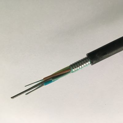 Taśma aluminiowa G652D 6-żyłowy jednomodowy zbrojony kabel światłowodowy