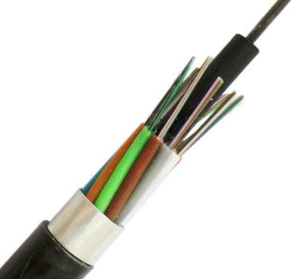 12 przewodników Podziemny zewnętrzny kabel światłowodowy GYTA