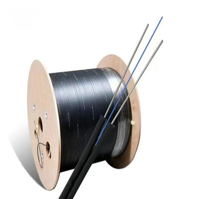 Samonośny zewnętrzny kryty stalowy drut komunikacyjny FRP G657A FTTH Drop Fibra Optica 1 2 4 rdzeń kabel światłowodowy