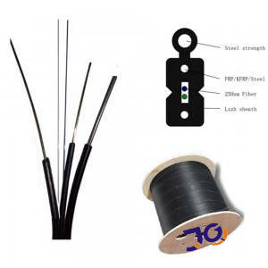 4-żyłowy kabel światłowodowy FTTH powlekany kolorem G657A2