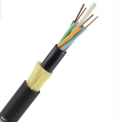 Luźna tuba ADSS Kabel światłowodowy Podwójna kurtka Rozpiętość transmisji 490M 950M