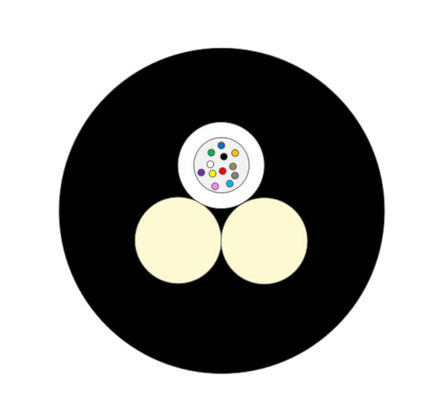 FTTH 12-rdzeniowy kabel światłowodowy ADSS z luźną linką Stra