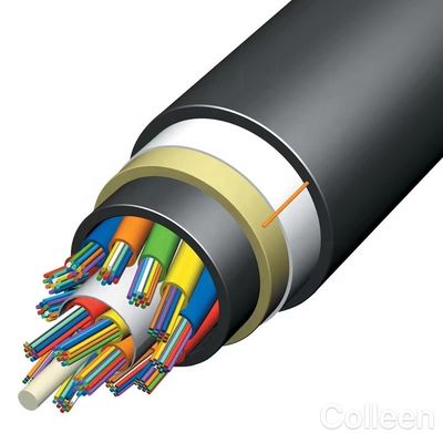 tryb pojedynczy Wszystkie samonośne reklamy dielektryczne mają rozpiętość 100 m 24-żyłowy kabel światłowodowy;