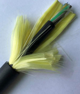 tryb pojedynczy Wszystkie samonośne reklamy dielektryczne mają rozpiętość 100 m 24-żyłowy kabel światłowodowy;