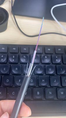 GYXTW G652D Opancerzona pojedyncza kurtka 12-żyłowy kabel światłowodowy na zewnątrz