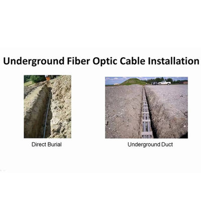 Kabel światłowodowy Kanał pancerny GYTS 24 48 96 144 288 Rdzenie Kabel światłowodowy