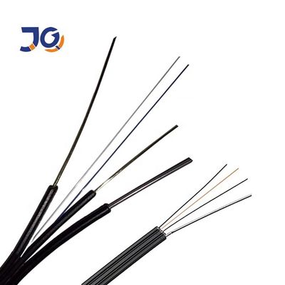 4 rdzenia G657A1 Jednopodobny kabel FTTH wewnętrzny Flat Aerial Fiber Optic Cable