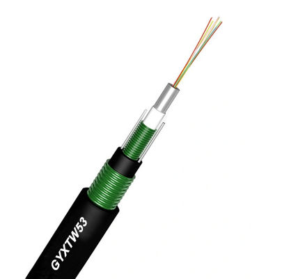 Kabel światłowodowy z podwójnym zbrojonym taśmą stalową Typ G657A do kanału