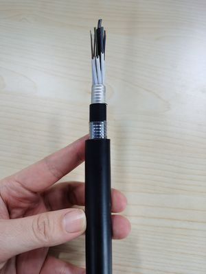 196 rdzeni jednomodowych G652d Pochowany podziemny kabel światłowodowy Podwójna osłona