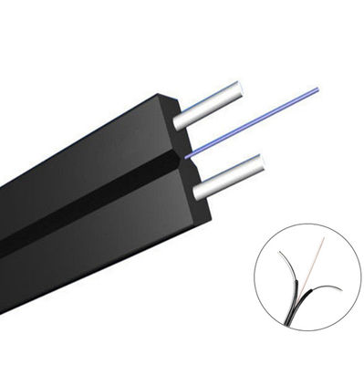 FRP G657 Ftth Drop Steel Messenger Wire Cable dla sieci FTTX