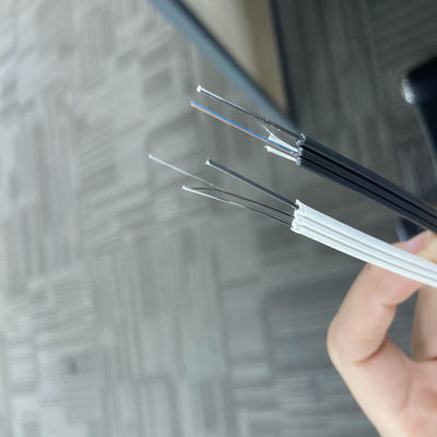 FRP G657 FTTH Fiber Optic Drop Cable 1 2 4 Core Kabel światłowodowy zewnętrzny/wewnętrzny