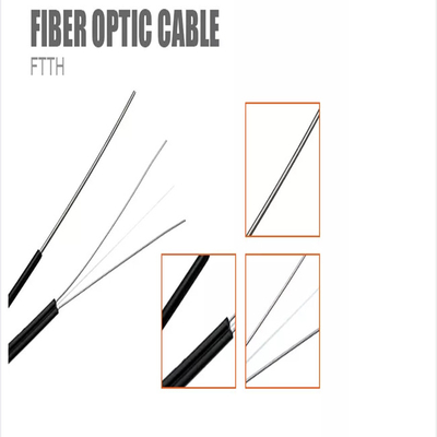 1km 2km 3km Plywood Drum FTTH Fiber Optic Drop Cable 1 Core Single Mode Indoor Fiber Optic Cable