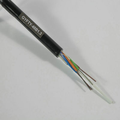 Płaszcz PE Zewnętrzny kabel światłowodowy od 2 do 288 rdzeni GYFTY Linka 1KM