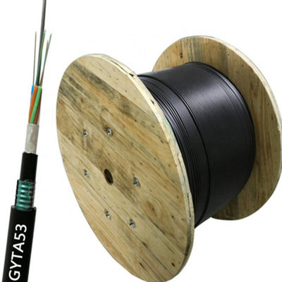 84 96 144 rdzeniowy opancerzony kabel światłowodowy GYTA53