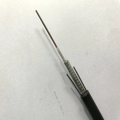 GYXTW G652D Opancerzona pojedyncza kurtka 12-żyłowy kabel światłowodowy na zewnątrz